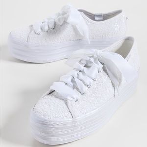 NWT Keds sequin platform sneakers sz 8.5
